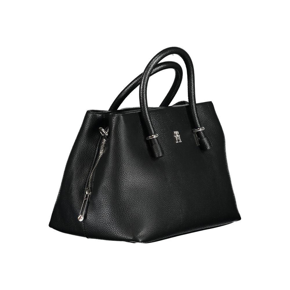 Sac à main en polyéthylène noir