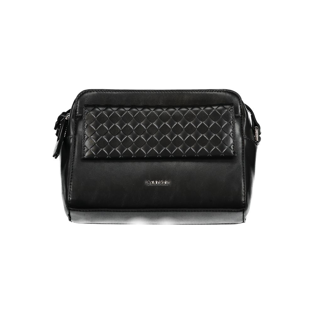 Sac à main en polyester noir