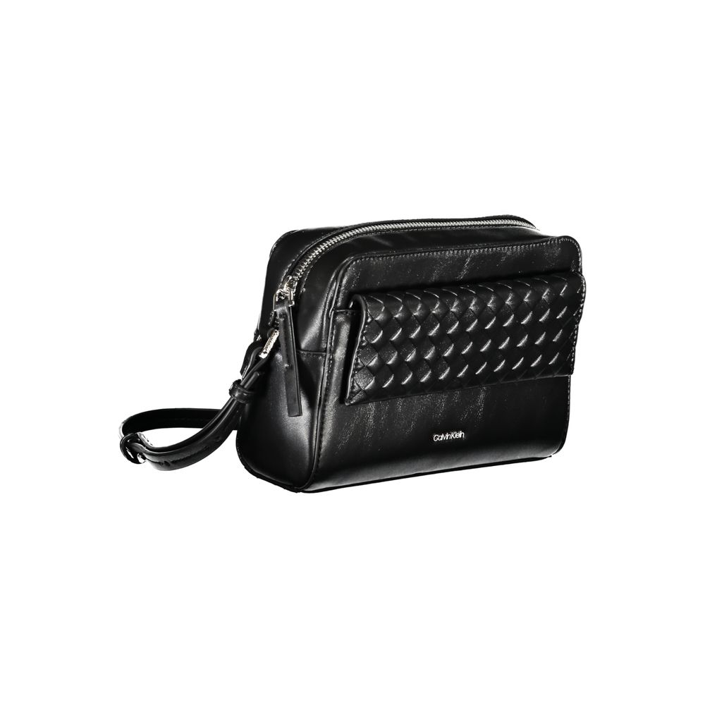 Sac à main en polyester noir