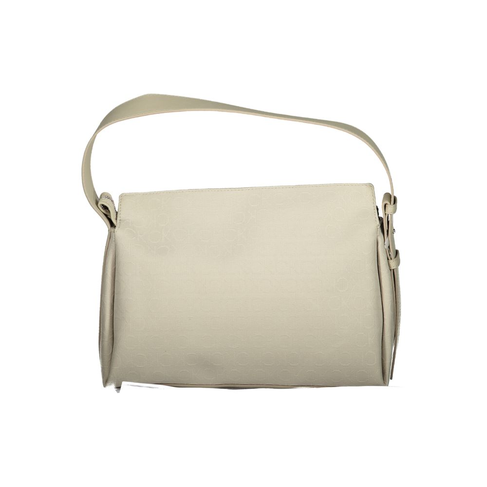 Sac à main en polyester beige