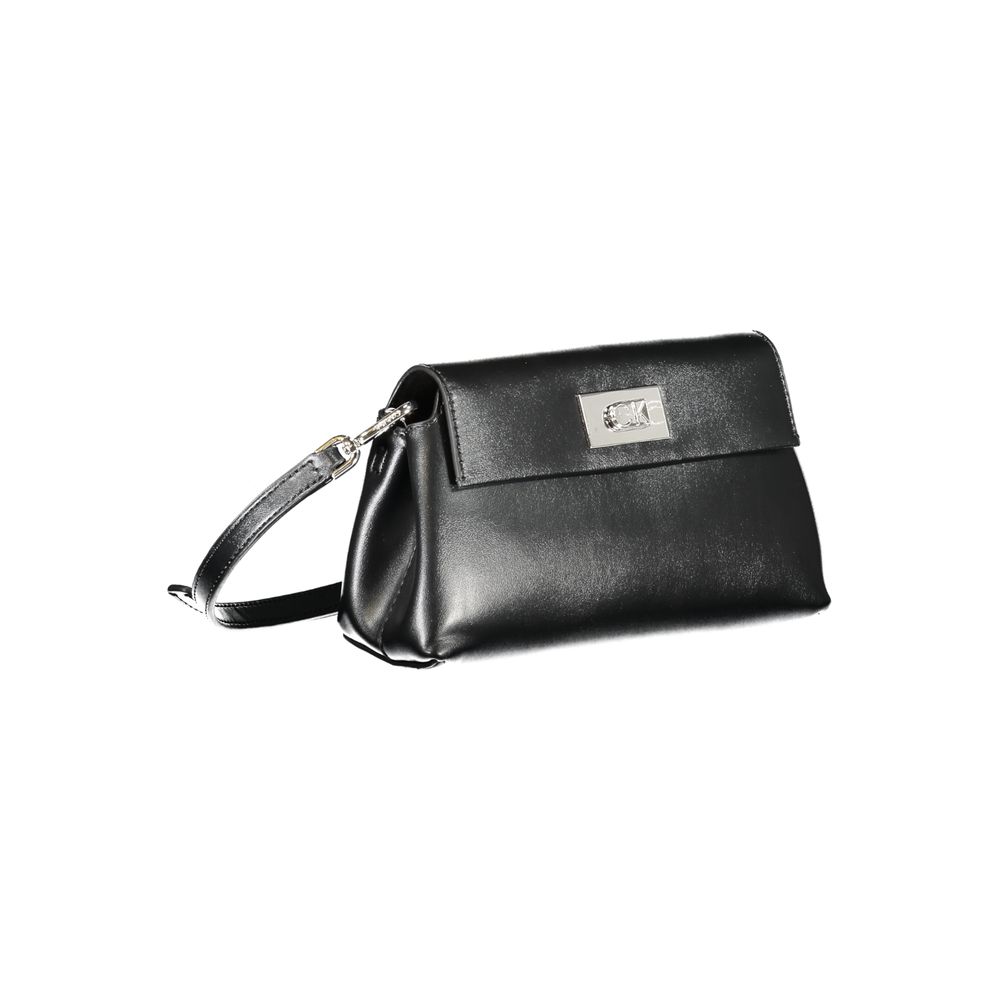 Sac à main en polyester noir