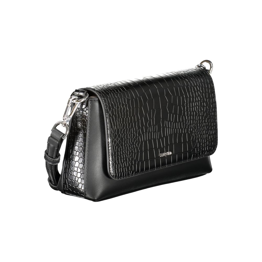 Sac à main en polyester noir