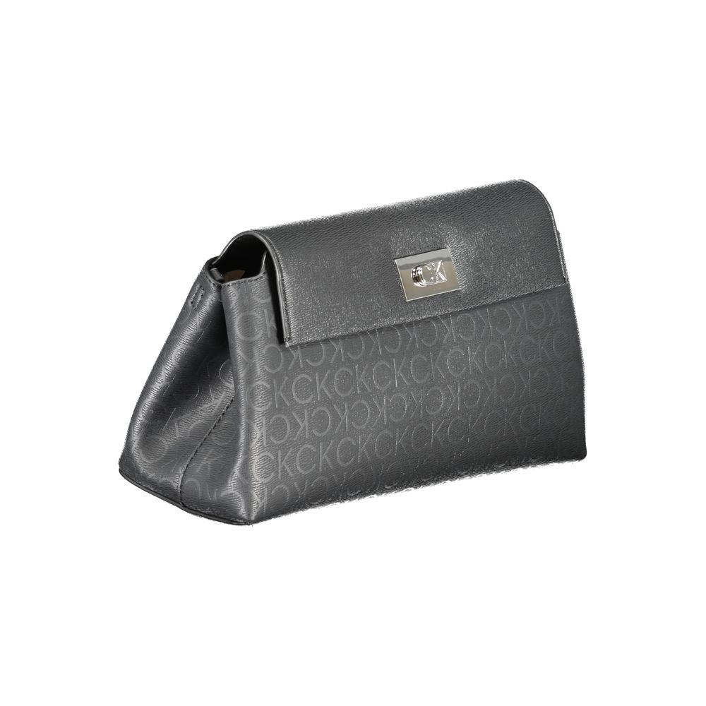 Sac à main en polyester noir