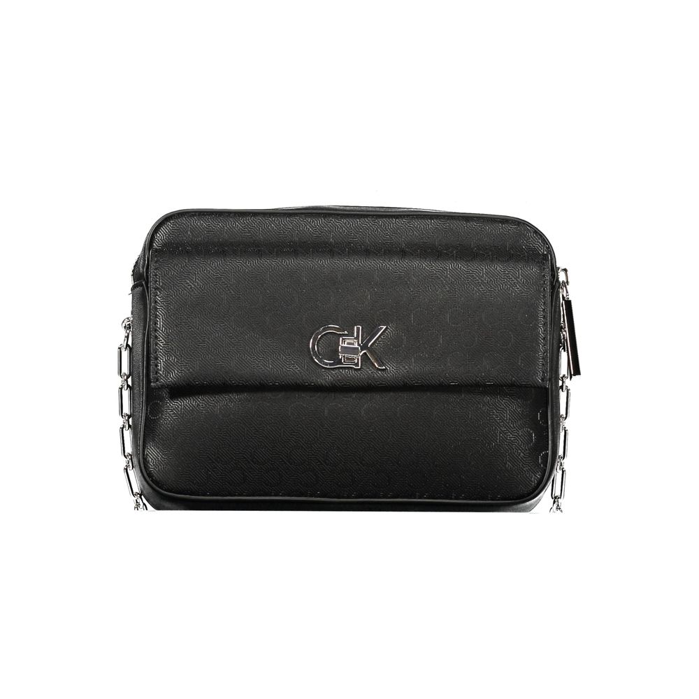 Sac à main en polyester noir