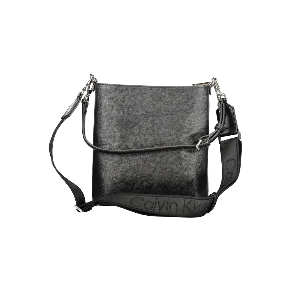 Sac à main en polyester noir