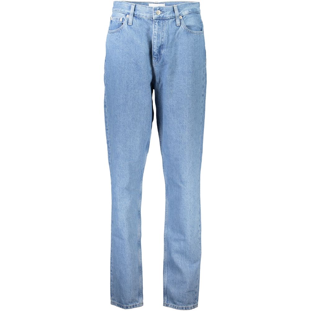 Vaqueros y pantalones de algodón azul