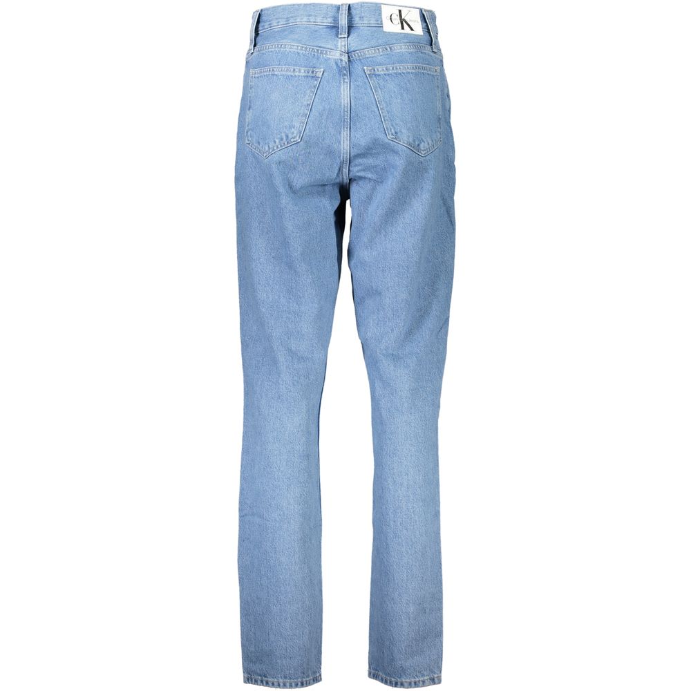 Vaqueros y pantalones de algodón azul