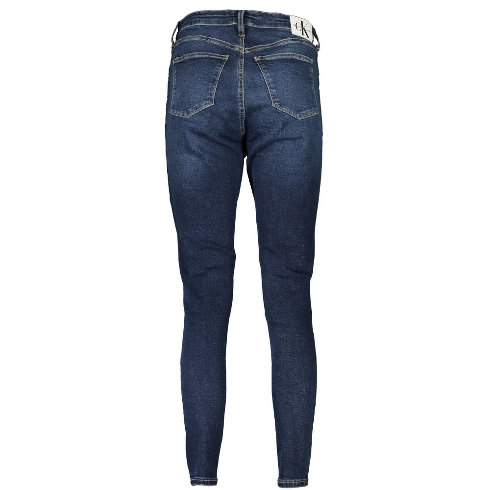 Vaqueros y pantalones de algodón azul