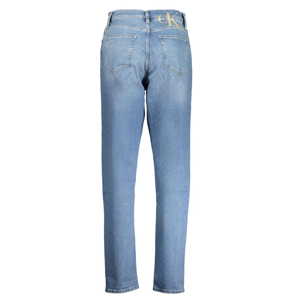 Vaqueros y pantalones de algodón azul