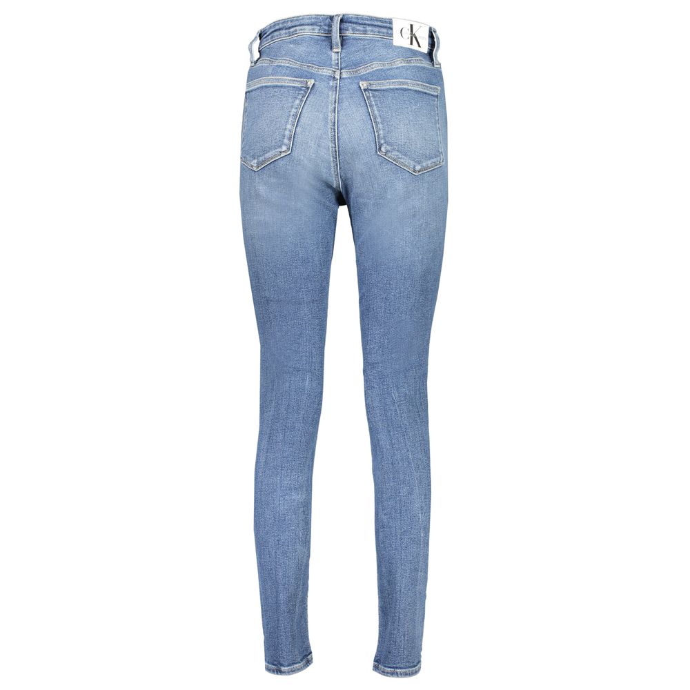 Vaqueros y pantalones de algodón azul