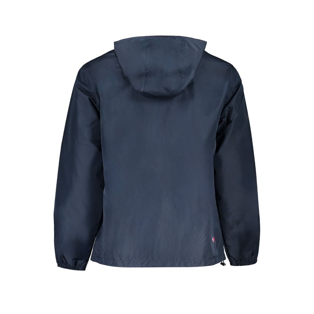 Chaqueta de poliéster azul