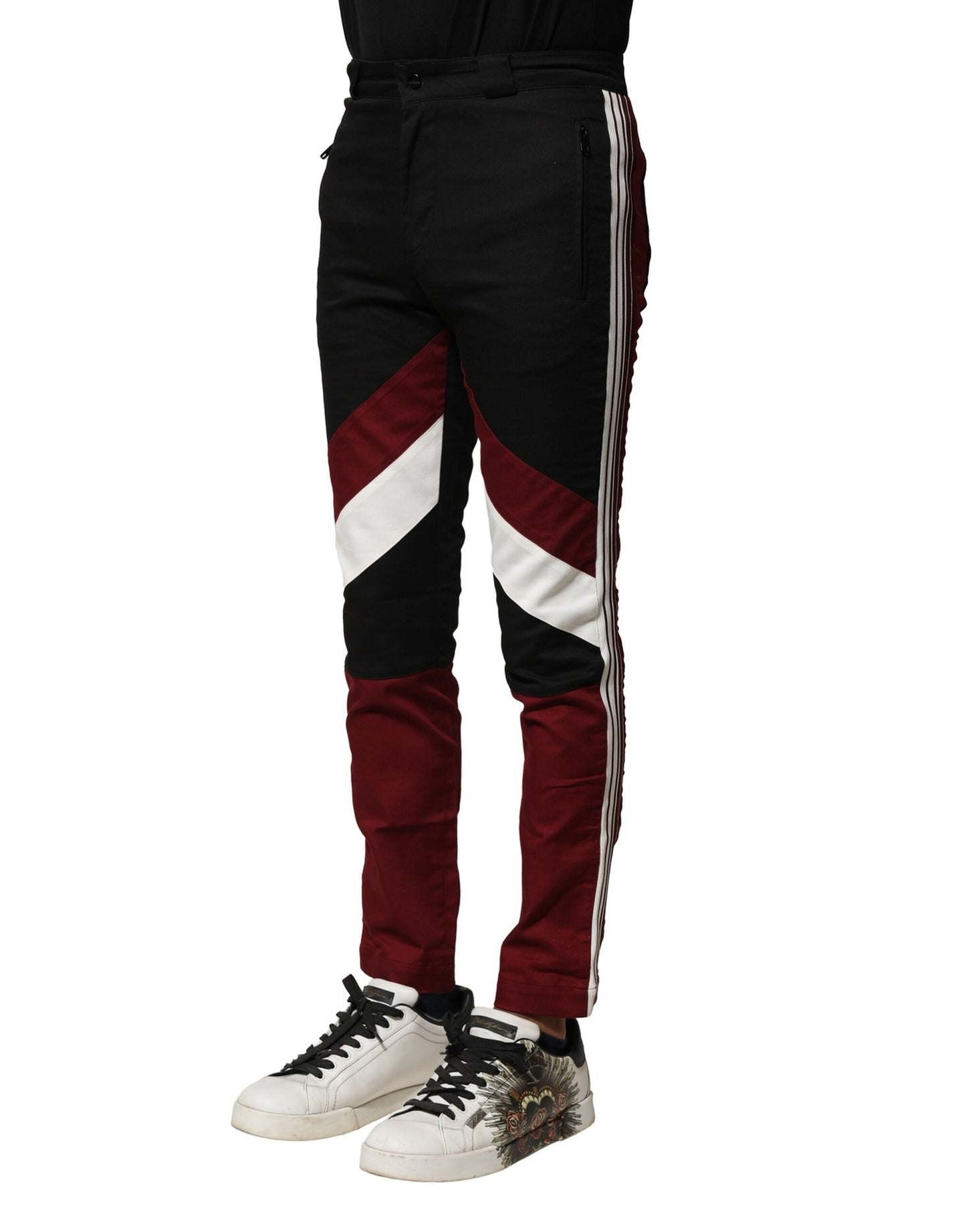 Pantalones deportivos de algodón multicolor para hombre