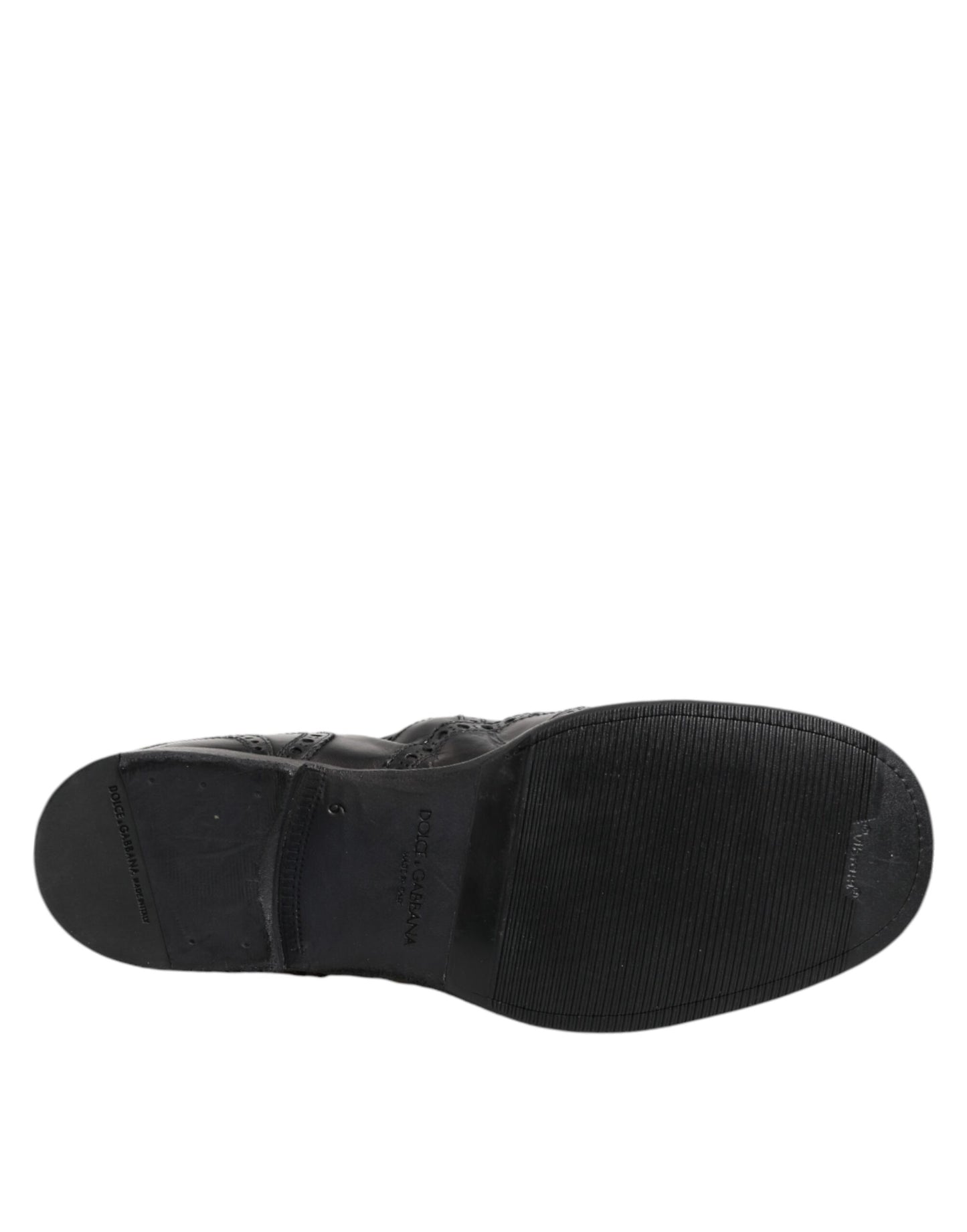 Botines de cuero negro sin cordones