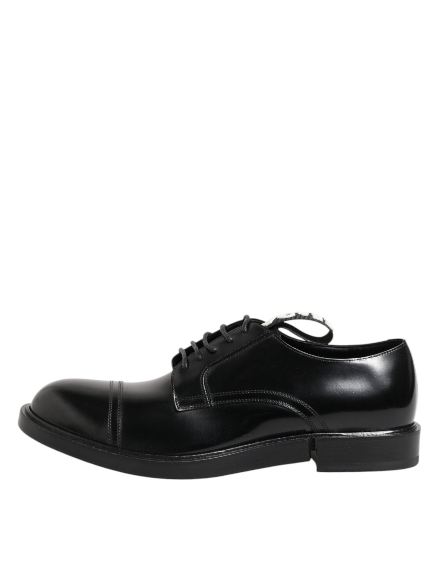 Zapatos formales de cuero negro con cordones para hombre