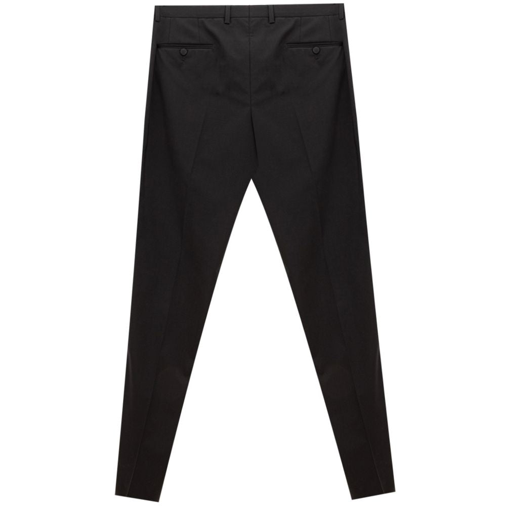 Pantalón de lana negro