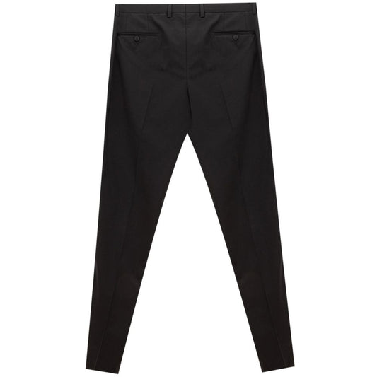 Black Wool Pant