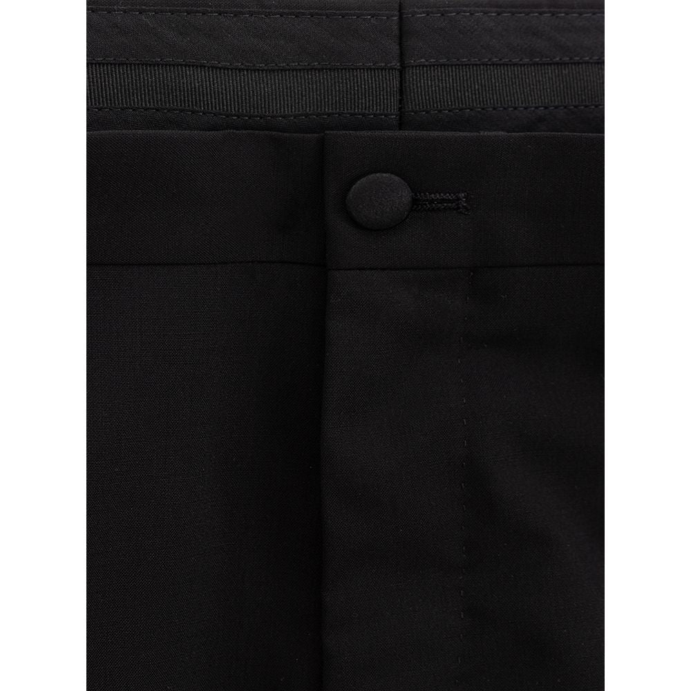 Pantalón de lana negro