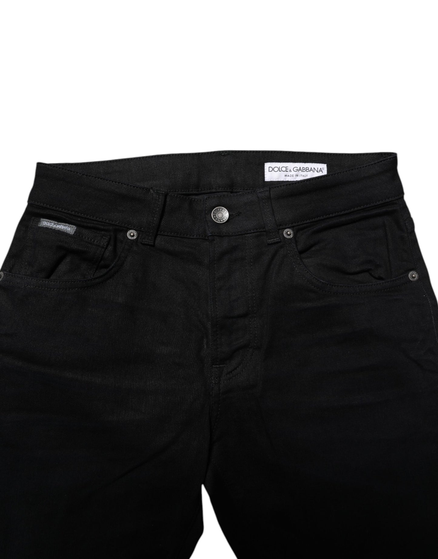 Jean skinny en coton noir