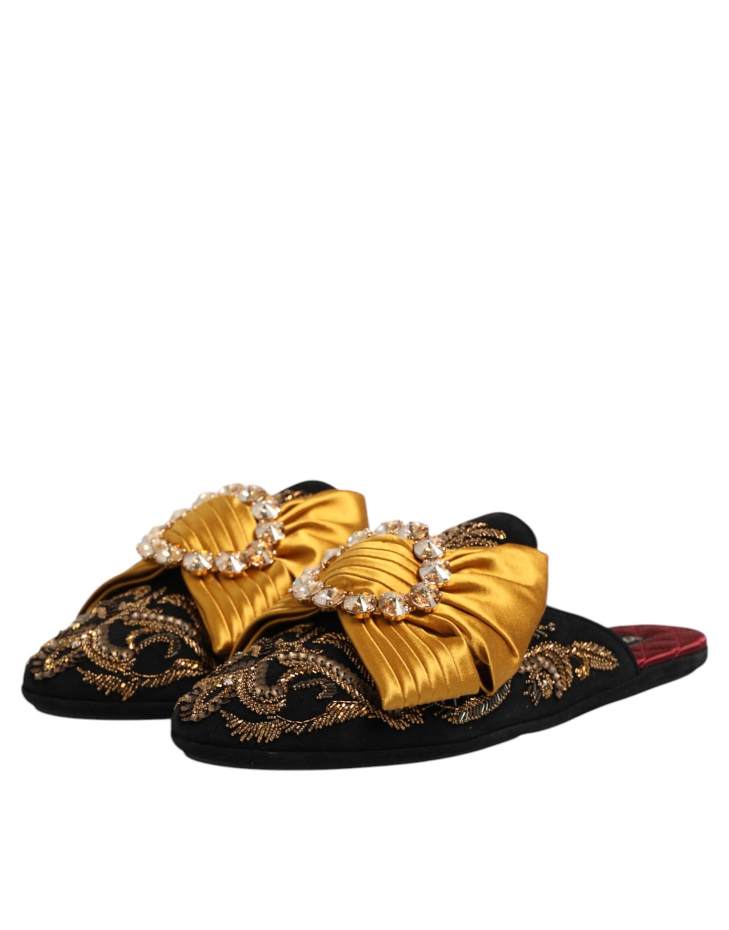 Sandalias planas con adornos multicolores