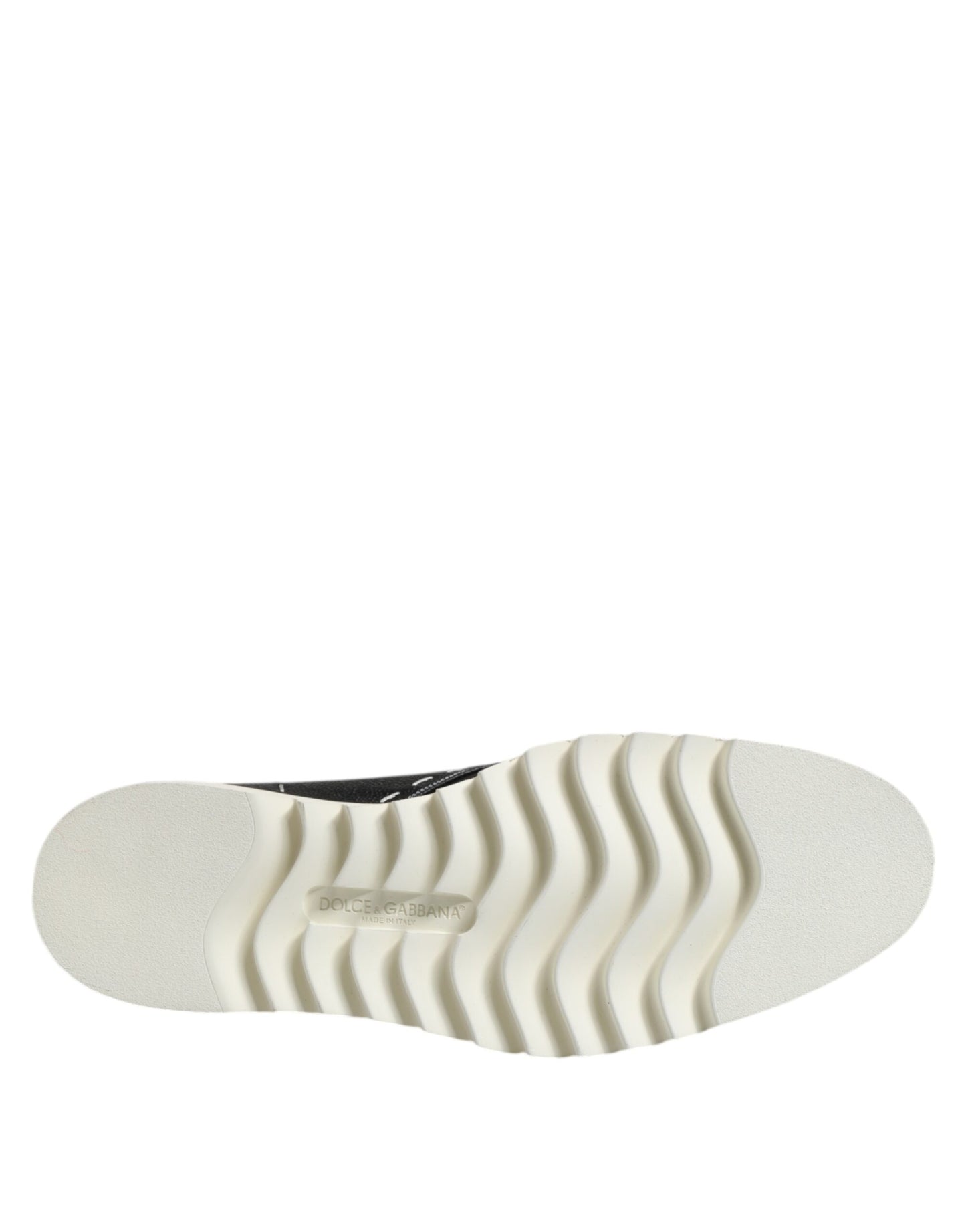 Botines de piel en blanco y negro