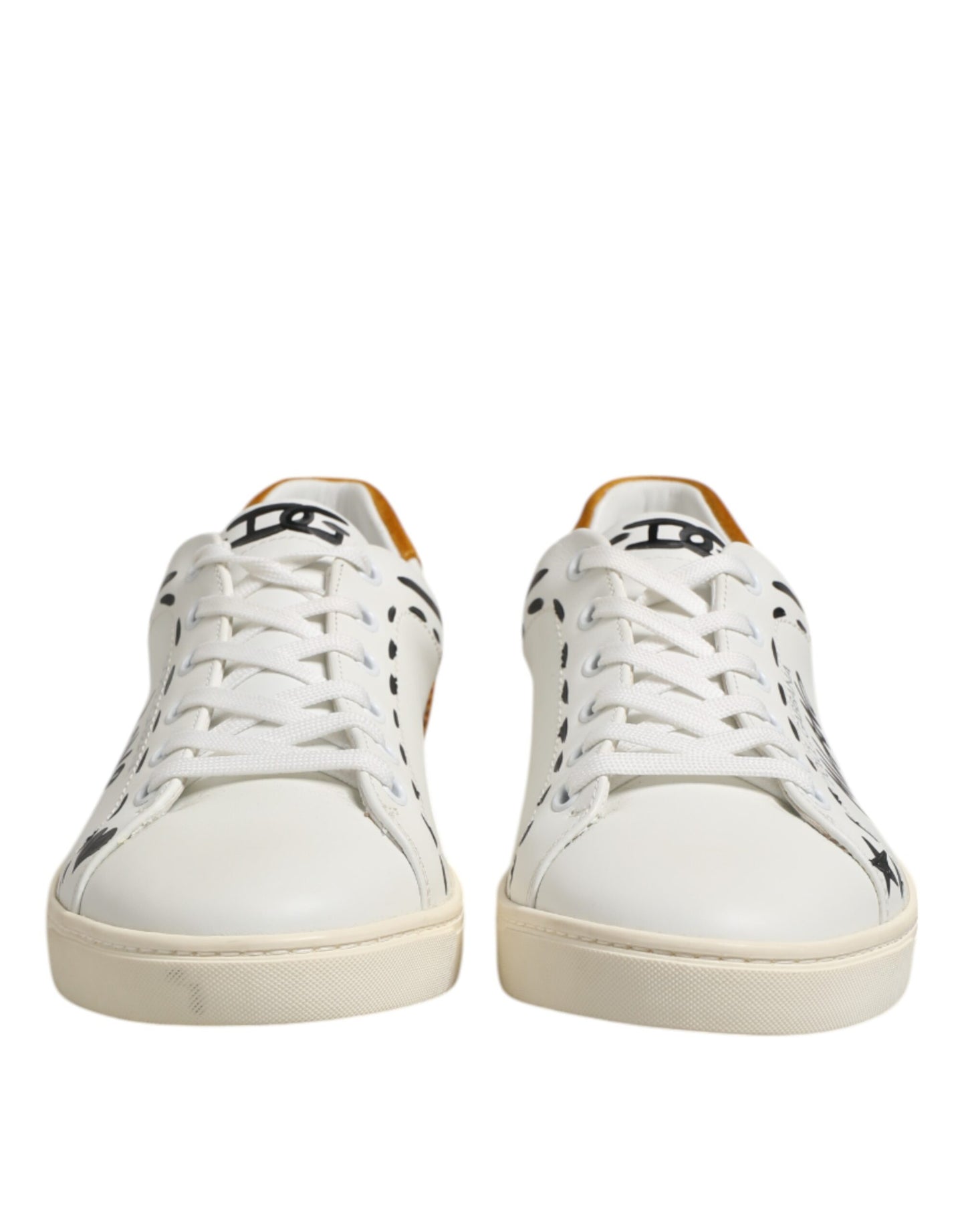 Zapatillas bajas Milano de piel blanca