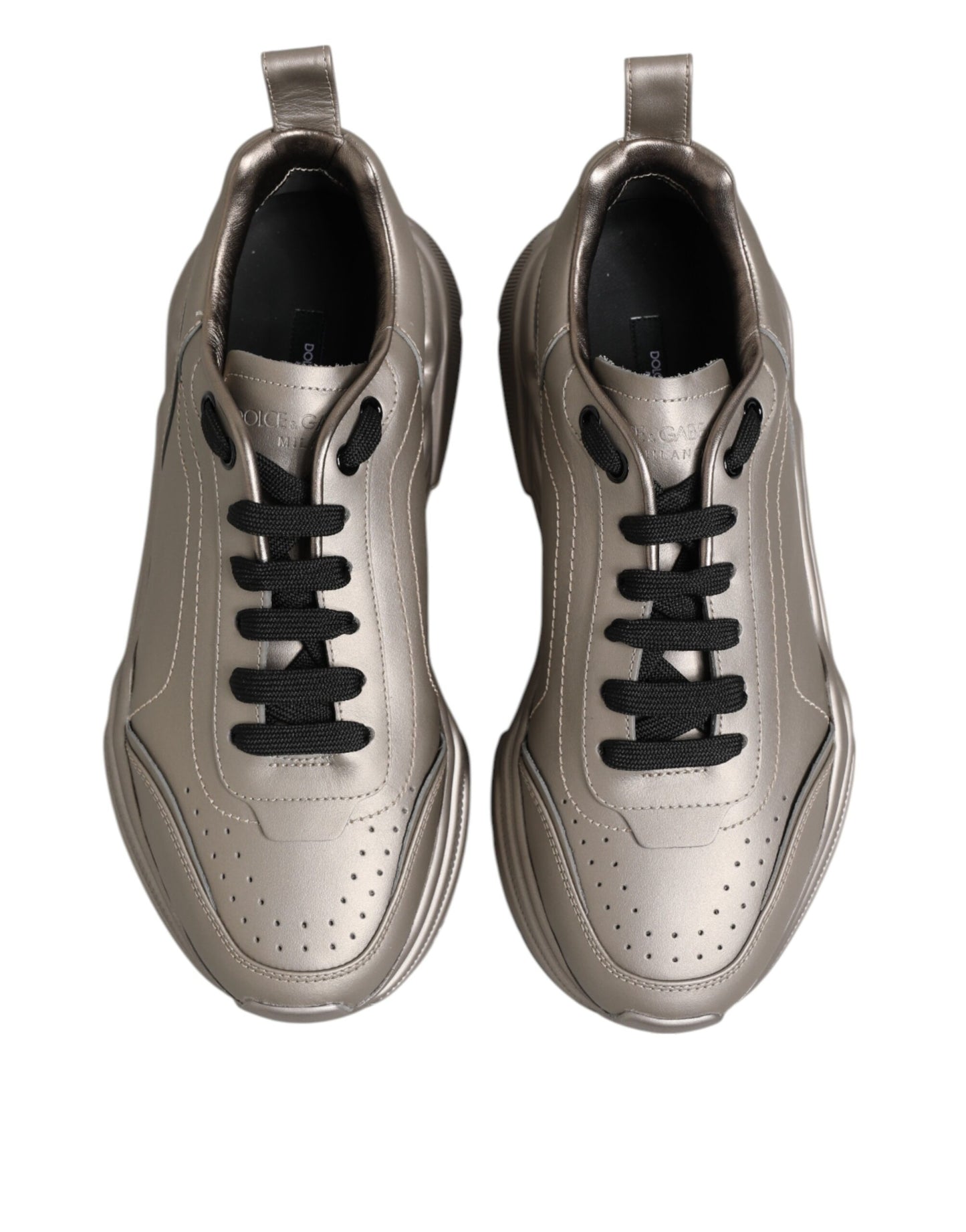 Zapatillas deportivas de piel DAYMASTER plateadas para hombre