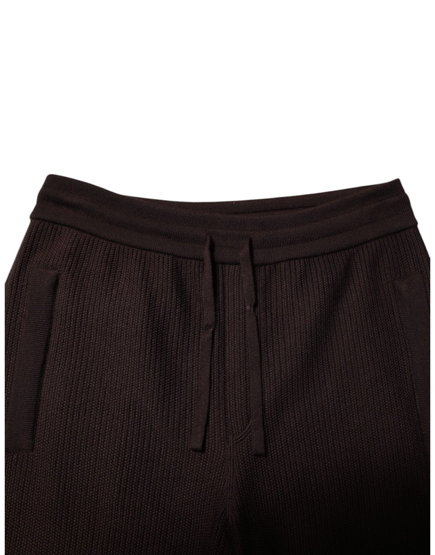 Pantalon de jogging en cachemire marron pour homme