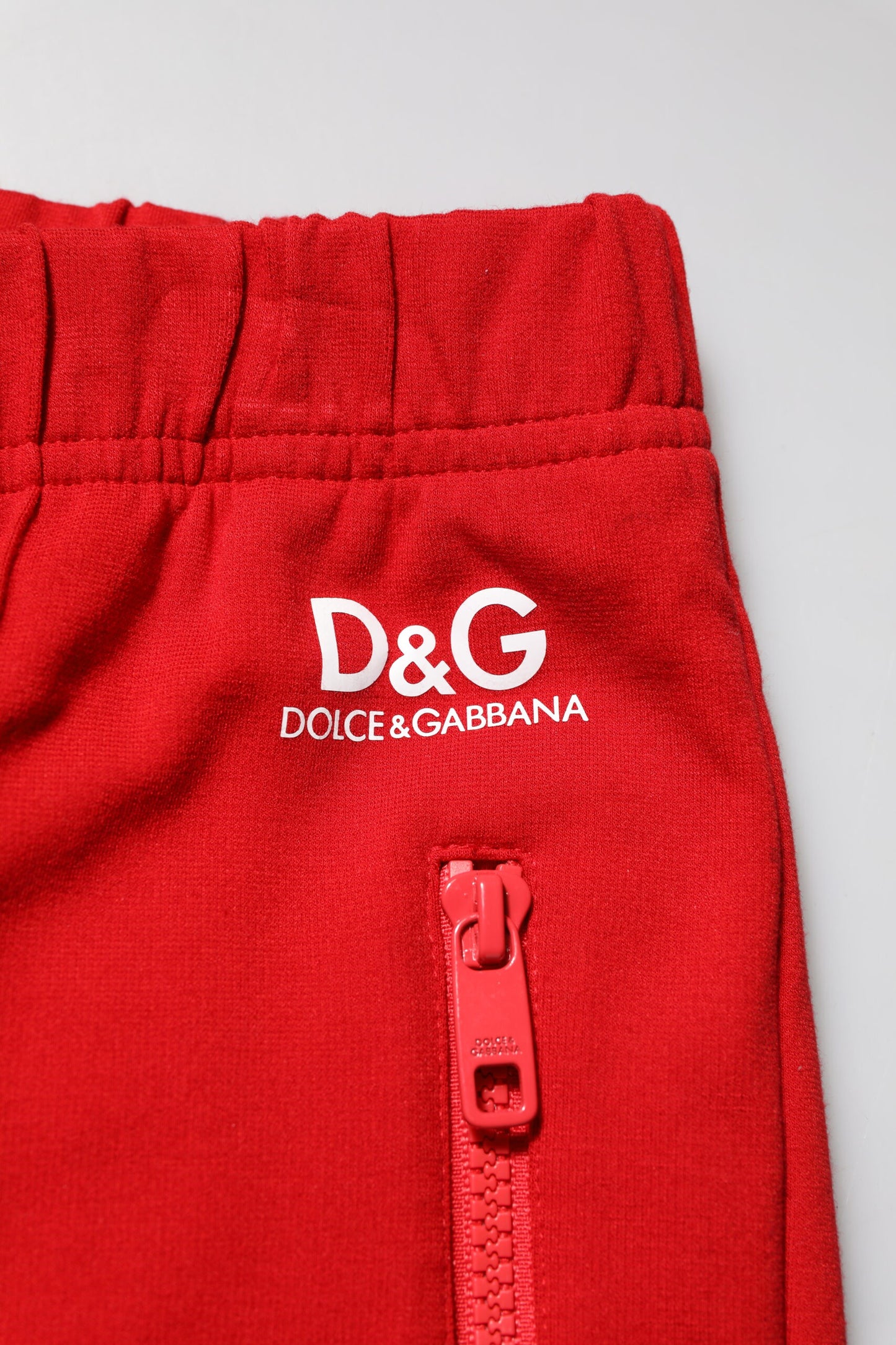 Pantalones deportivos para hombre con logo de viscosa roja
