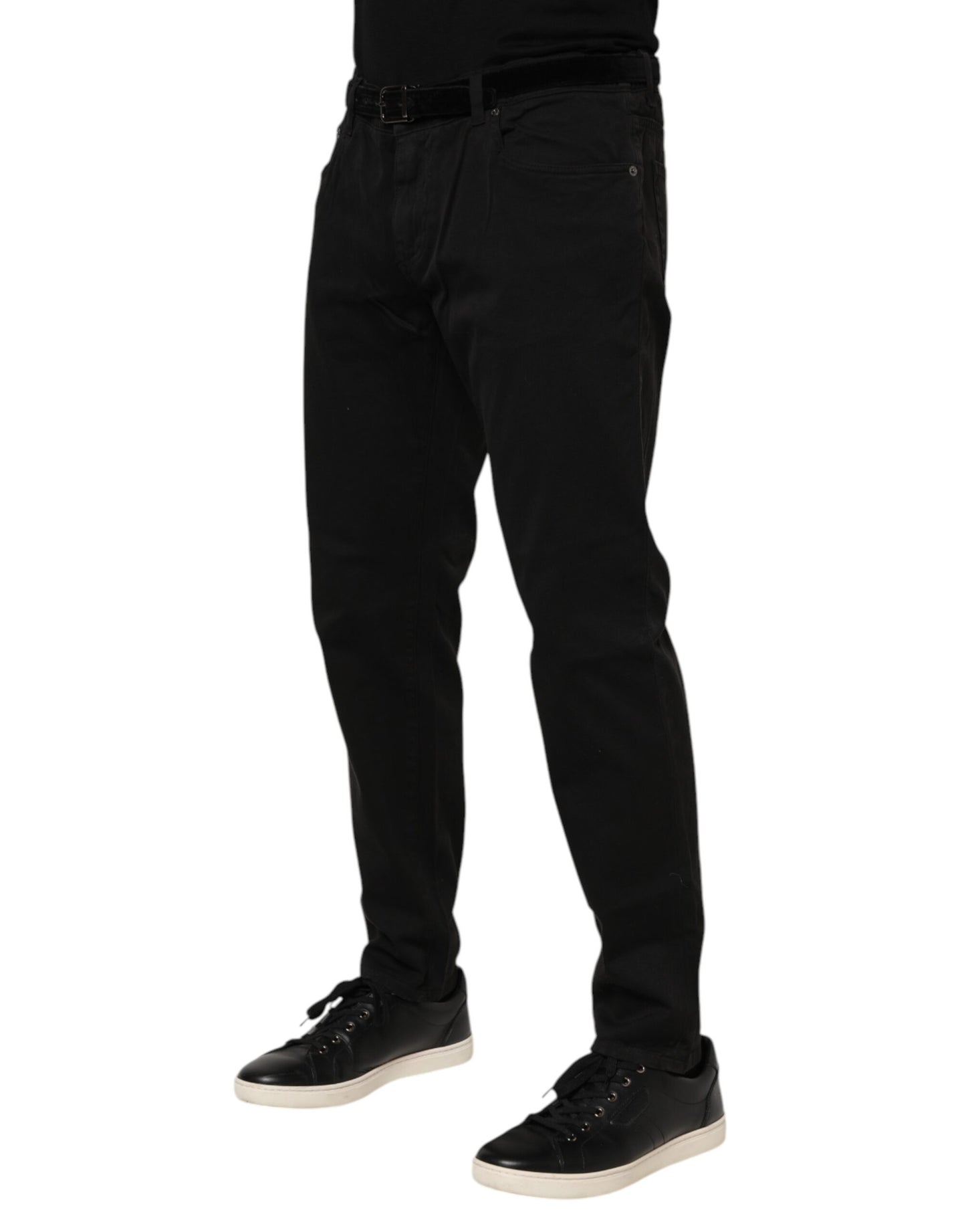 Jean skinny en coton noir GOLD