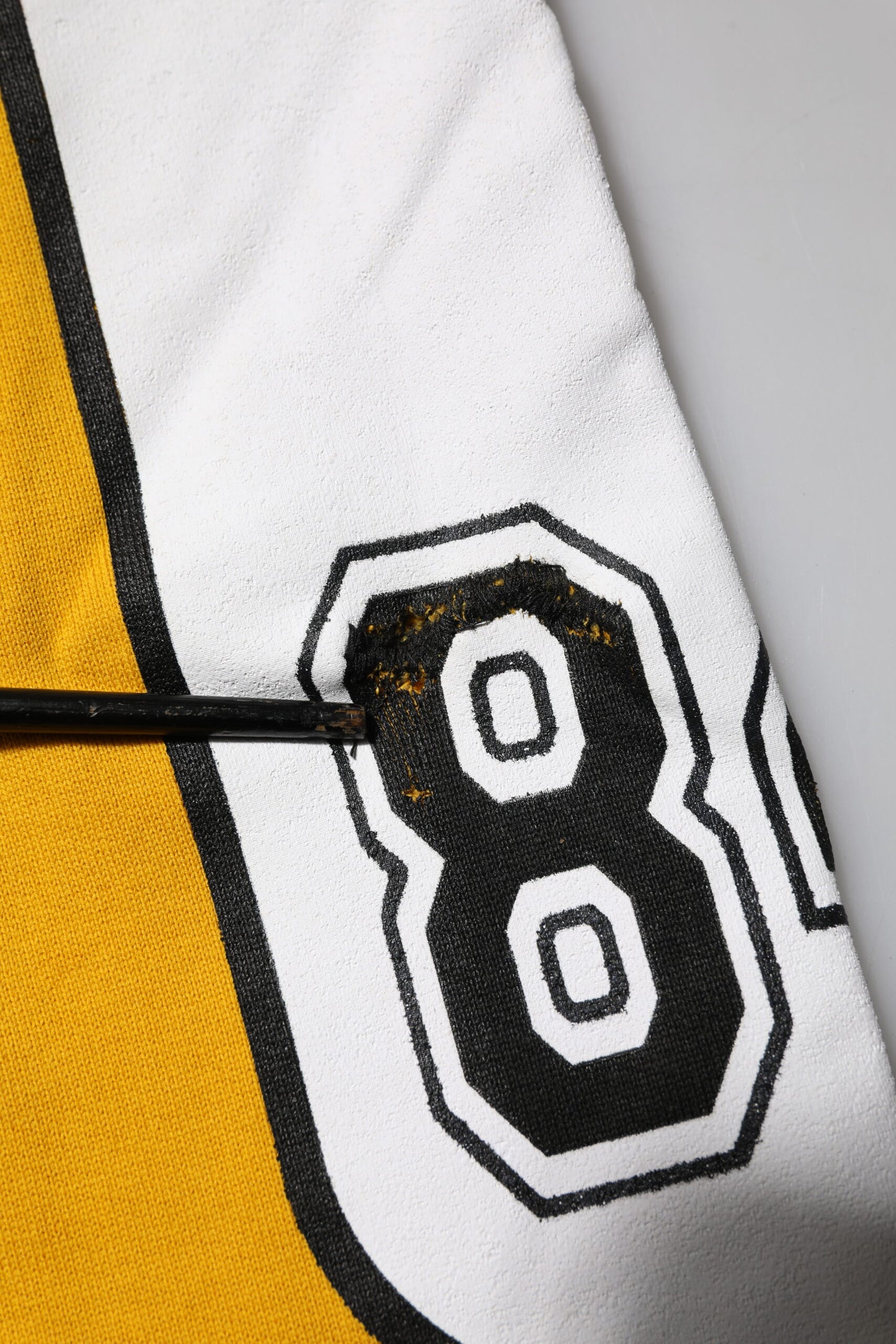Pantalon de jogging en coton jaune avec cordon de serrage