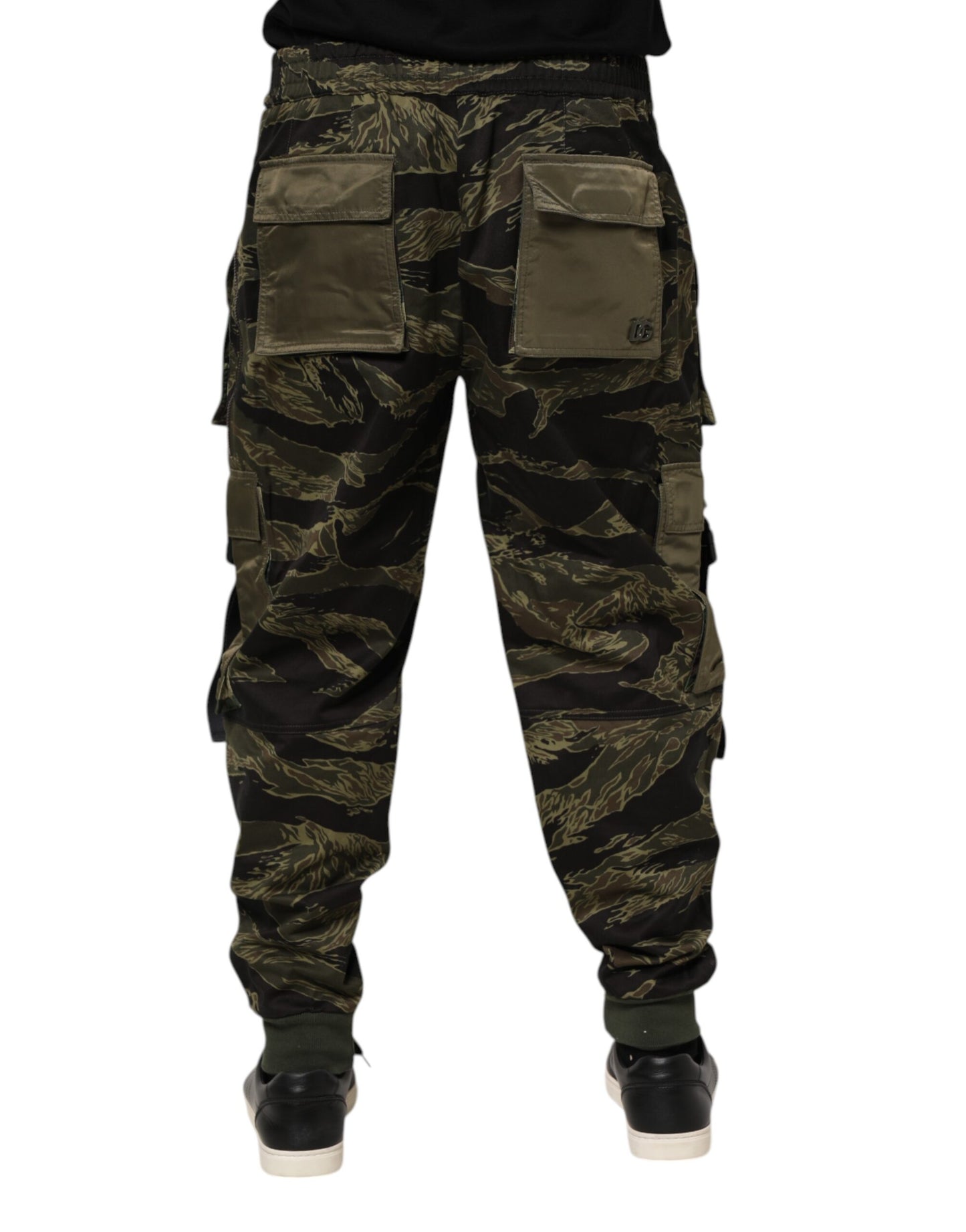 Pantalones cargo de camuflaje multicolor