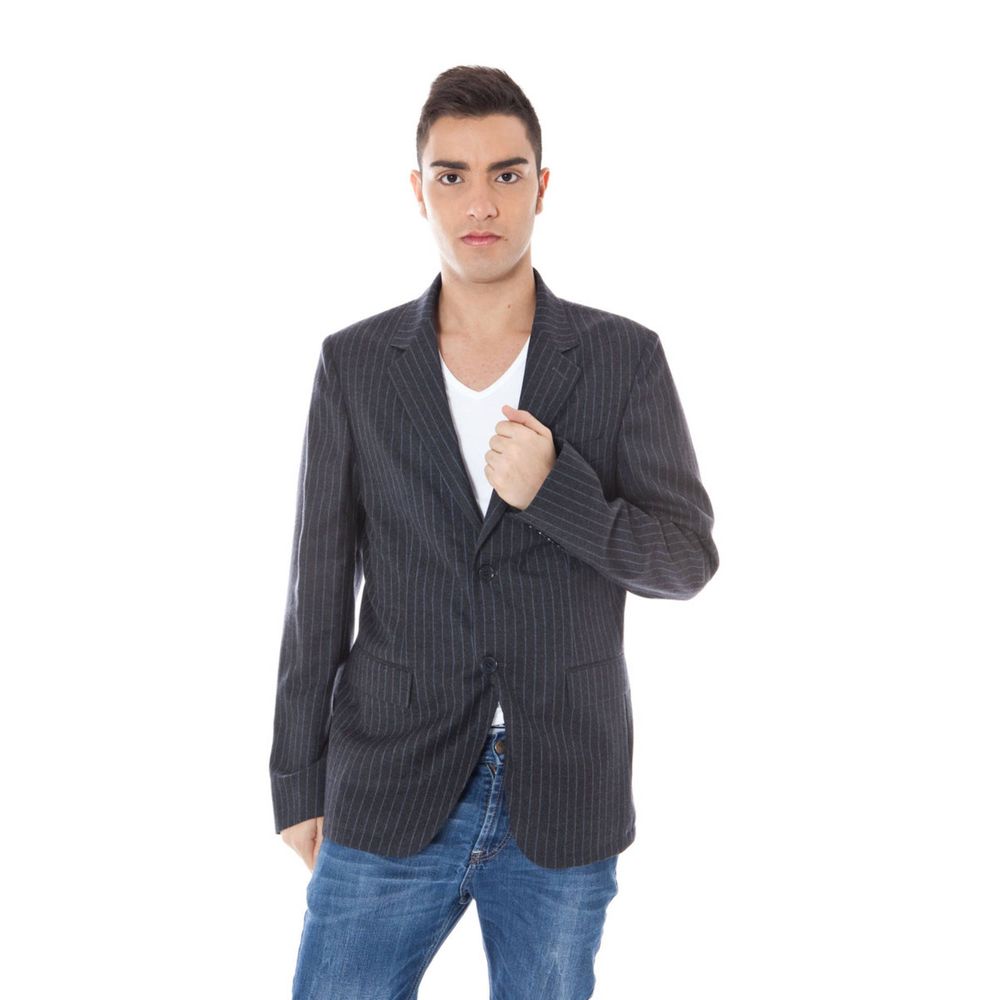 Chaqueta de lana gris