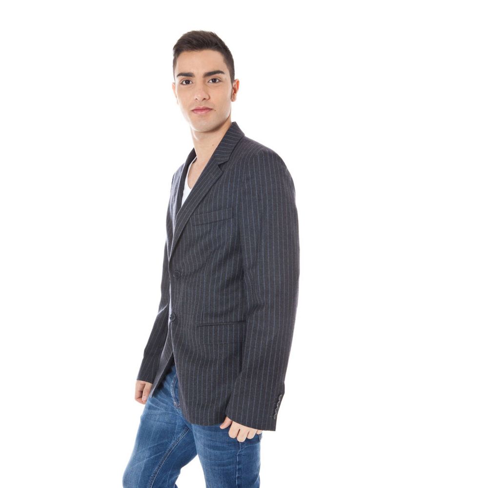 Chaqueta de lana gris