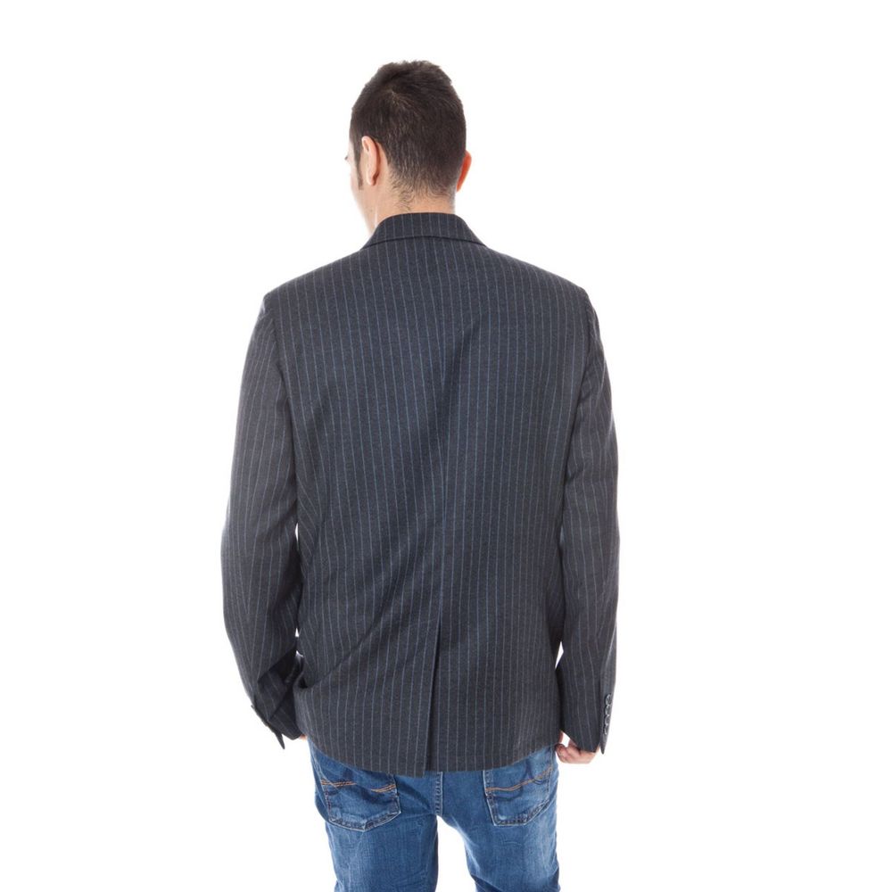 Chaqueta de lana gris