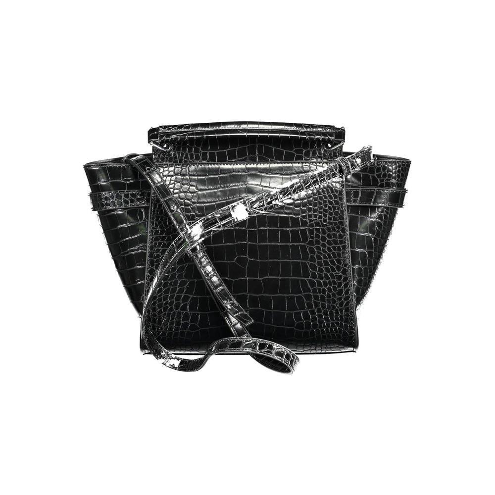 Sac à main en polyéthylène noir