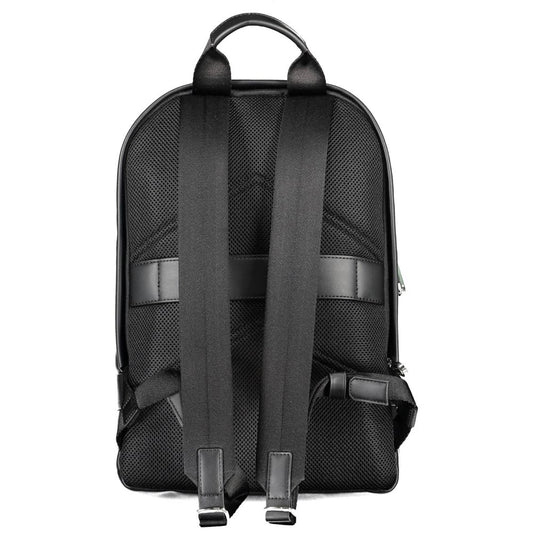 Black Polyester Backpack