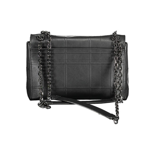 Black Polyester Handbag