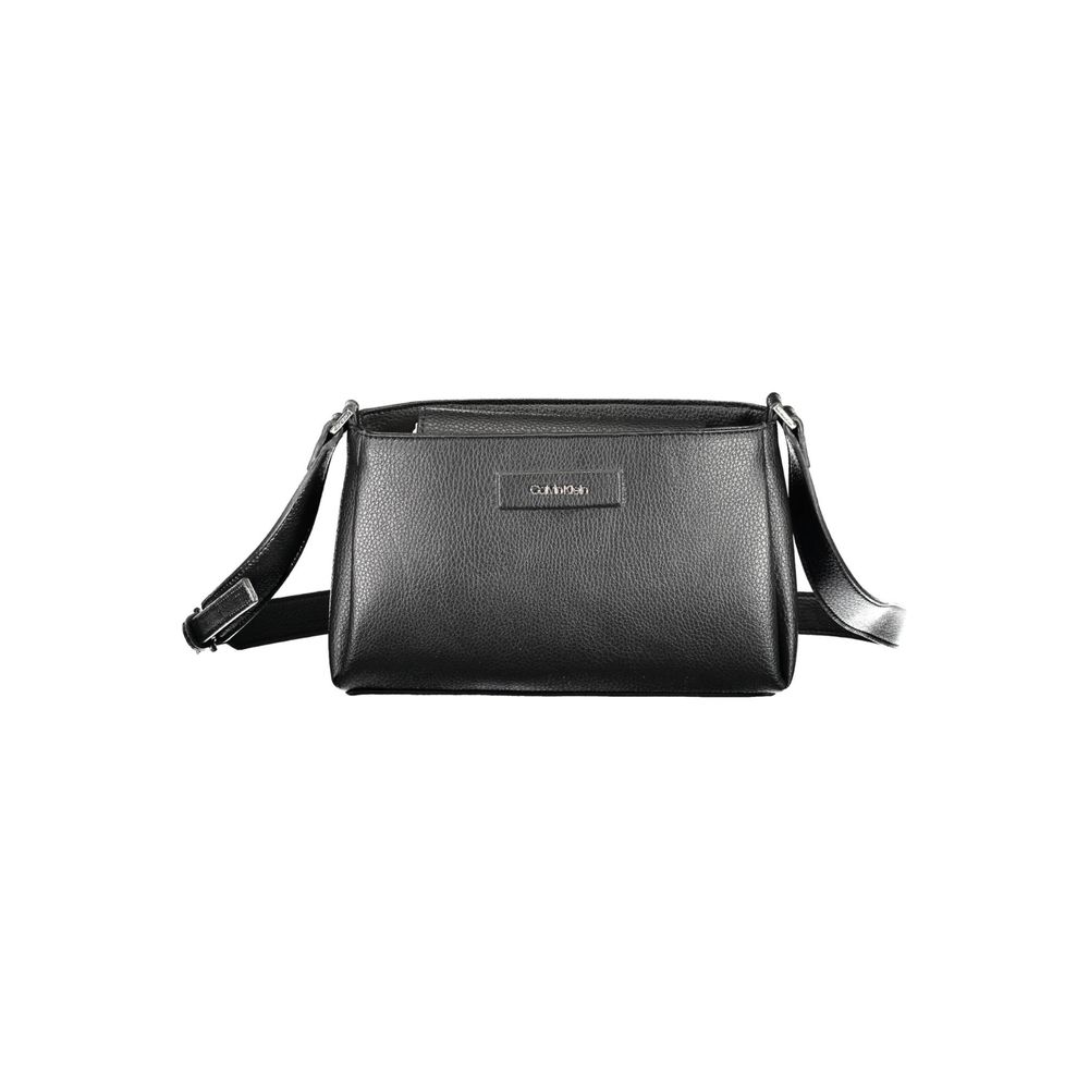 Sac à main en polyester noir