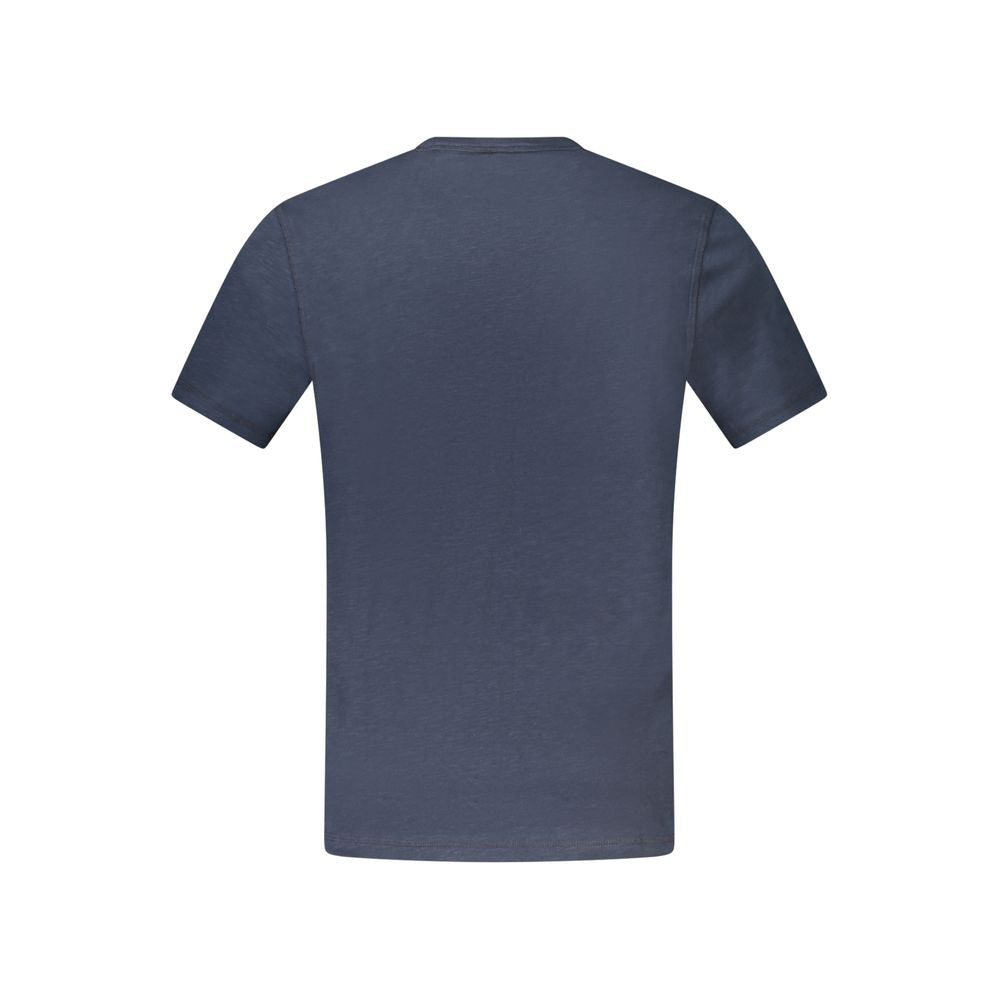 T-shirt en coton bleu
