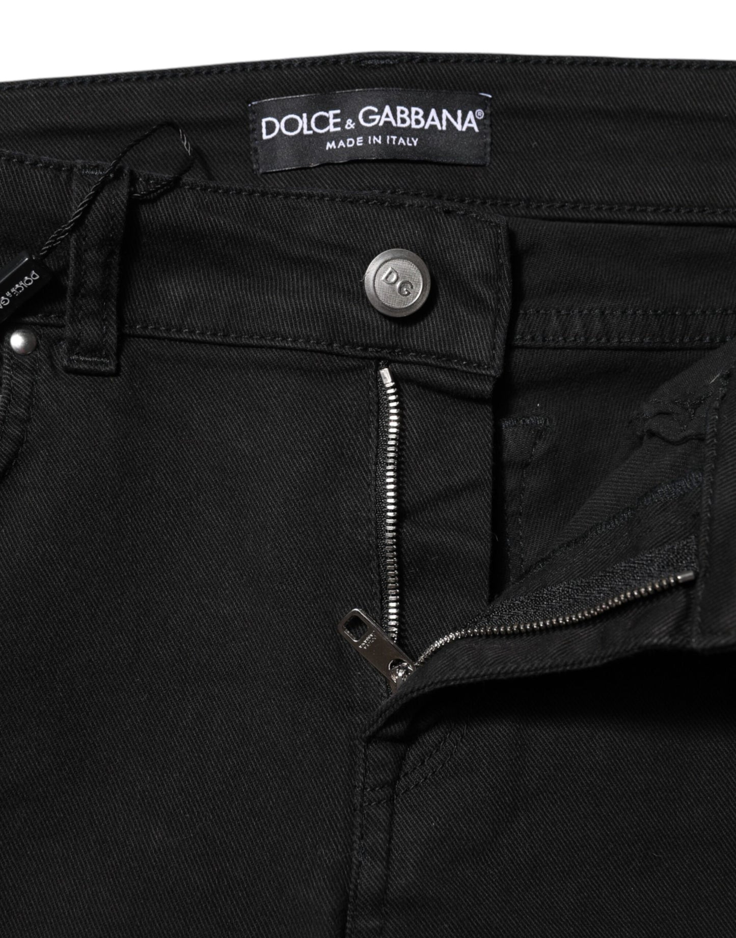 Jean slim en coton stretch noir