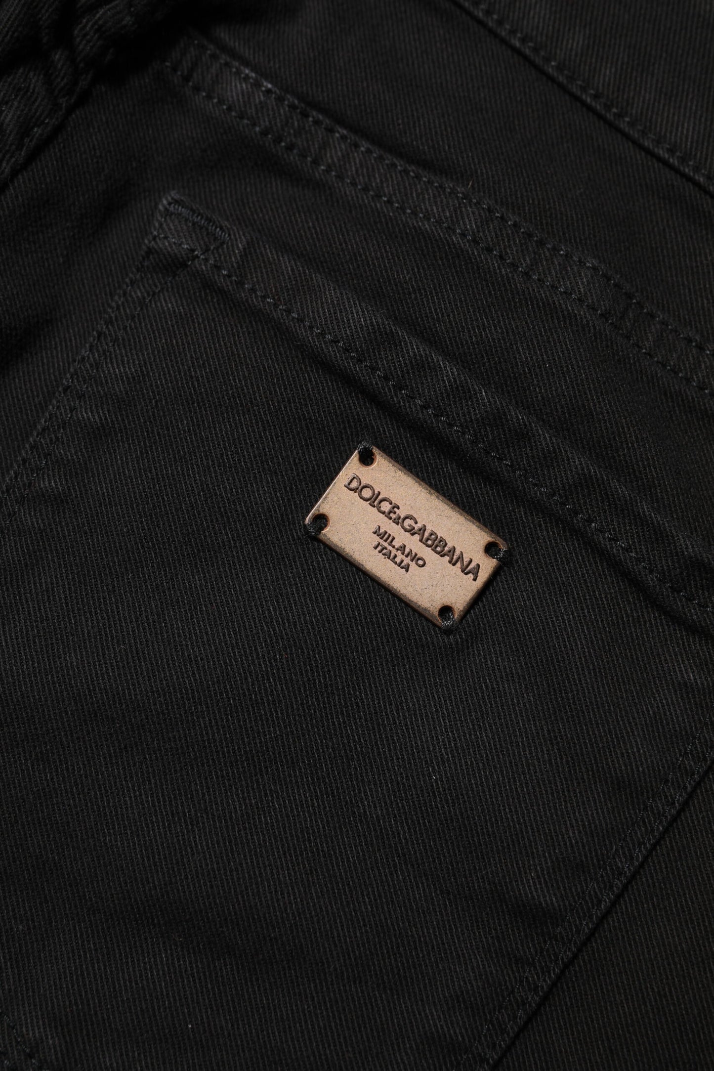 Jean slim en coton stretch noir