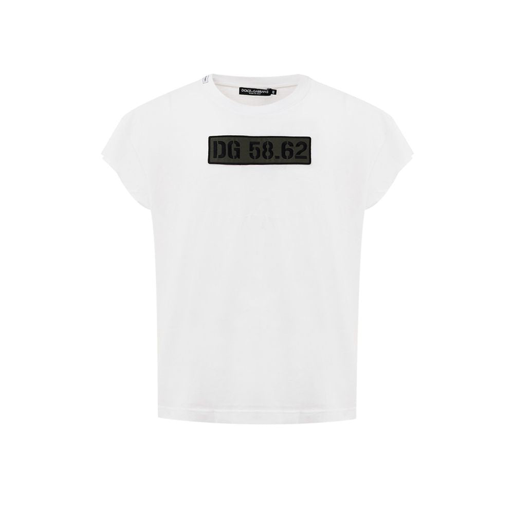 T-shirt en coton blanc