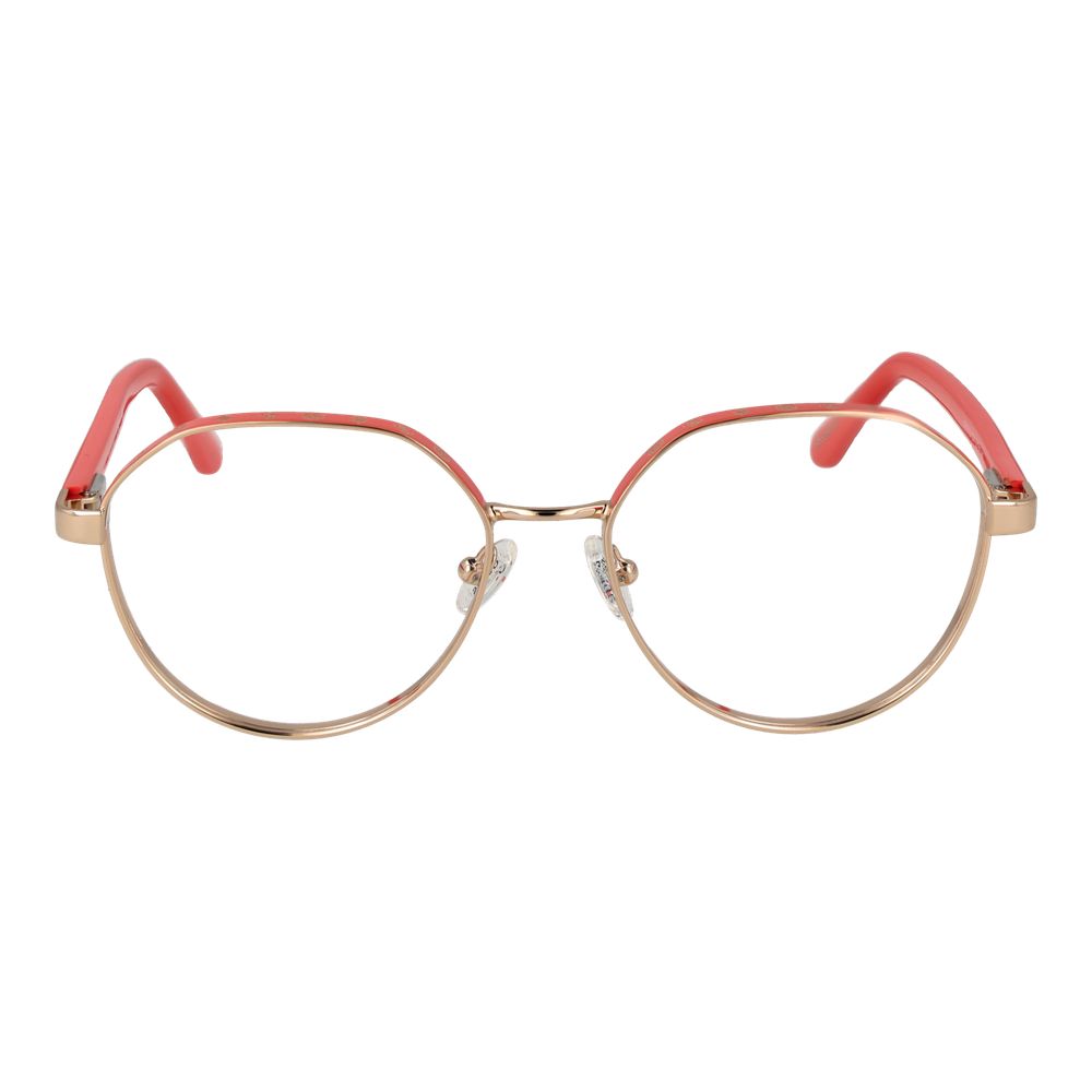 Montures optiques dorées pour femmes