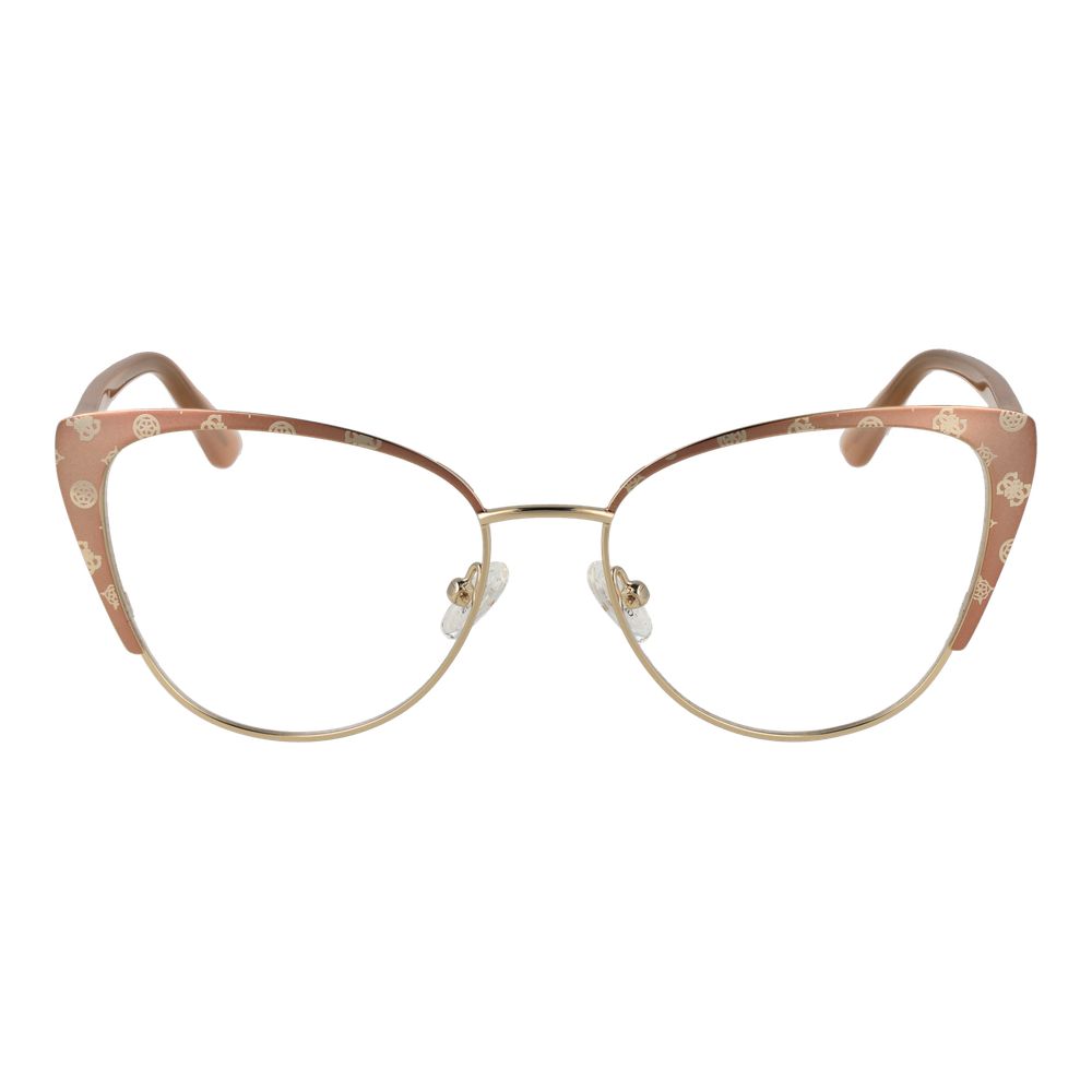 Montures optiques dorées pour femmes