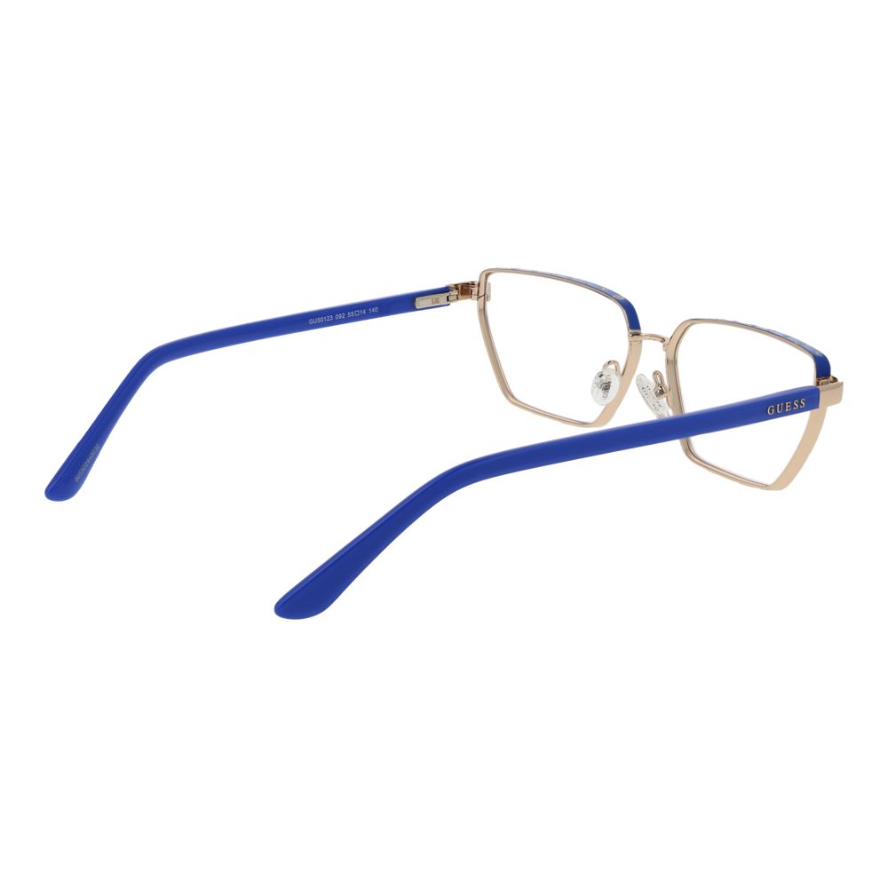 Montures optiques dorées pour femmes
