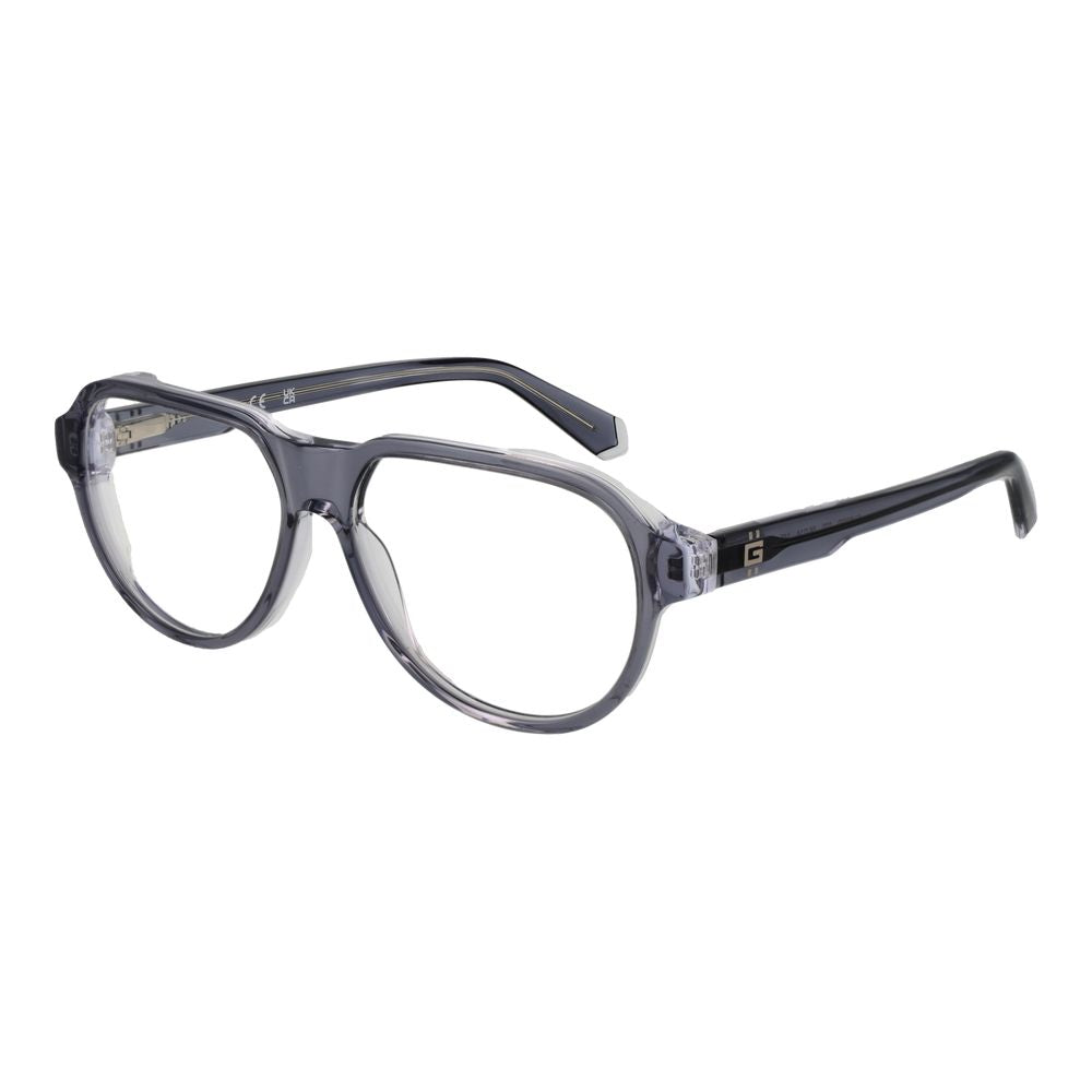 Montures optiques grises pour hommes