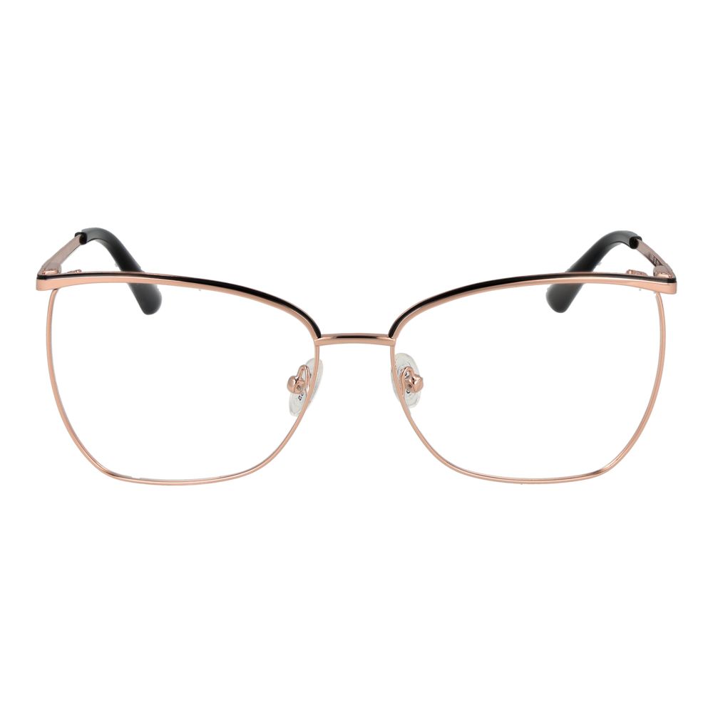 Montures optiques pour femmes en or rose