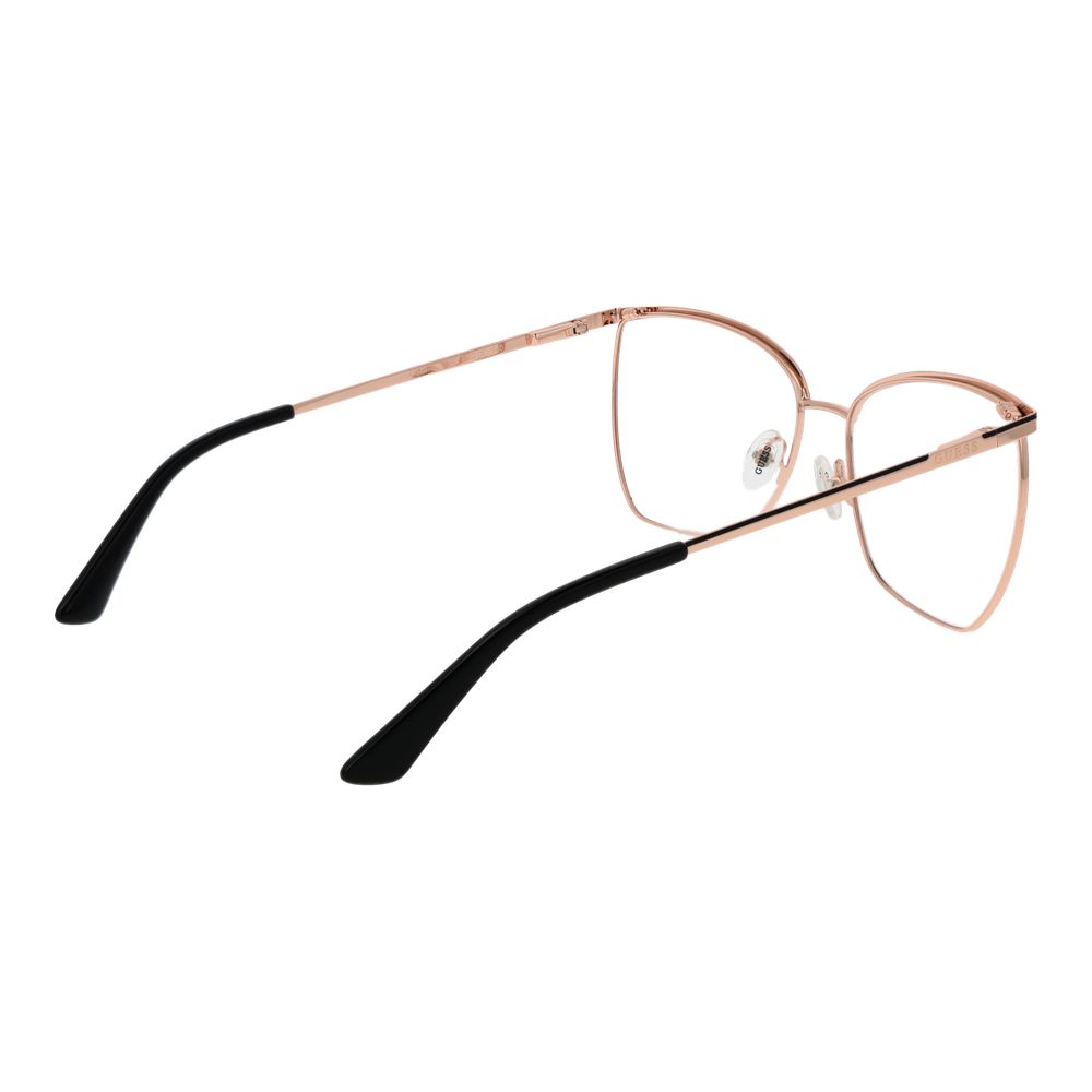 Montures optiques pour femmes en or rose