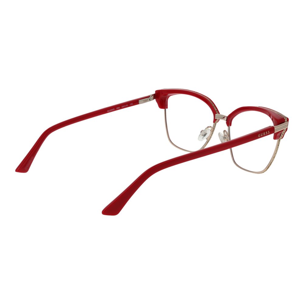 Montures optiques rouges pour femmes