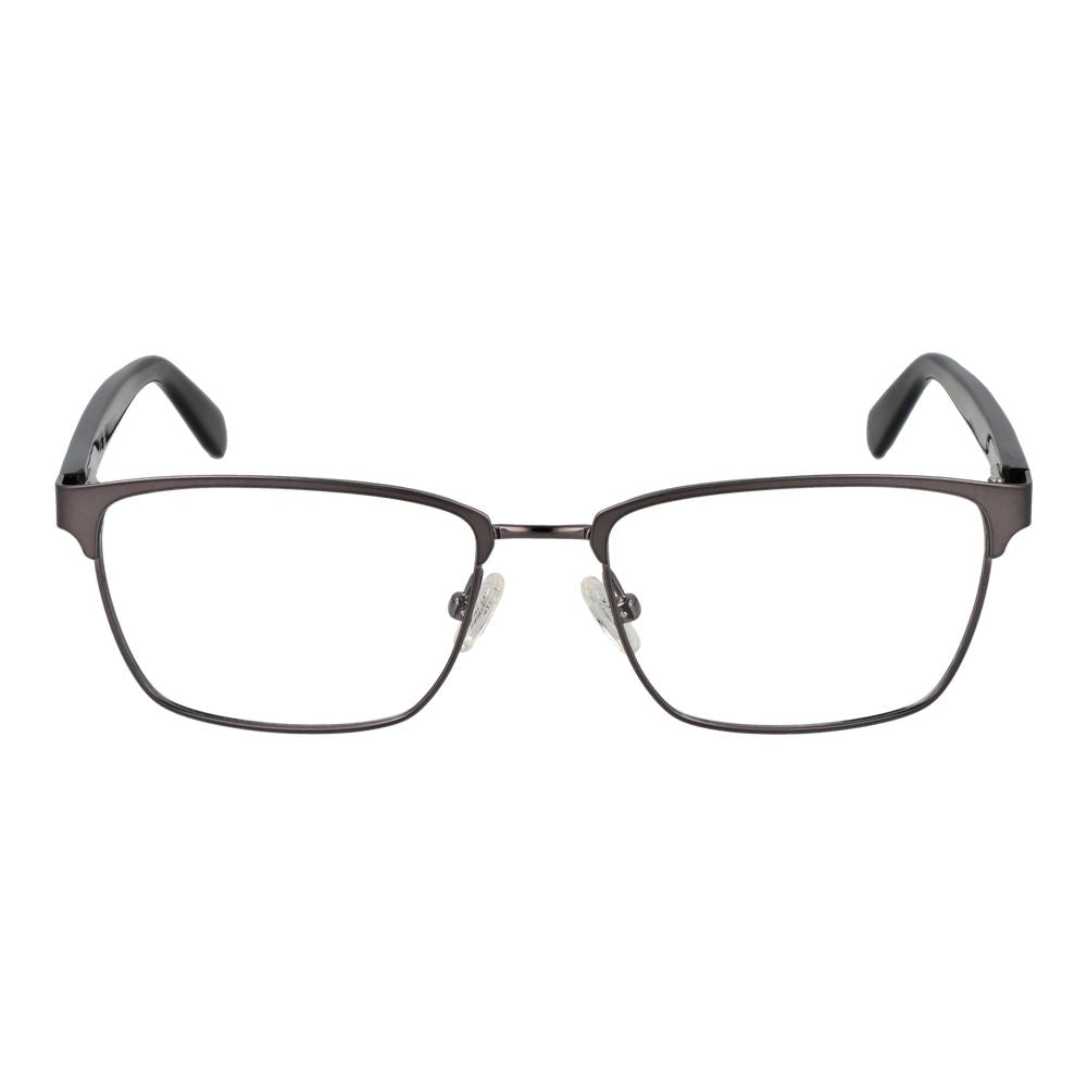 Montures optiques argentées pour hommes